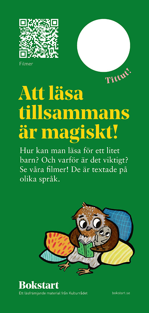 Att läsa tillsammans är magiskt! / Läs tillsammans med ditt barn!